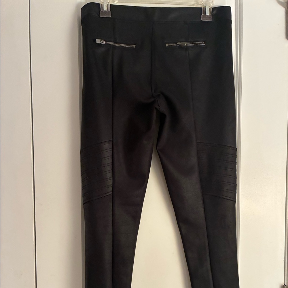 Express Black Faux Leather Pants Size M